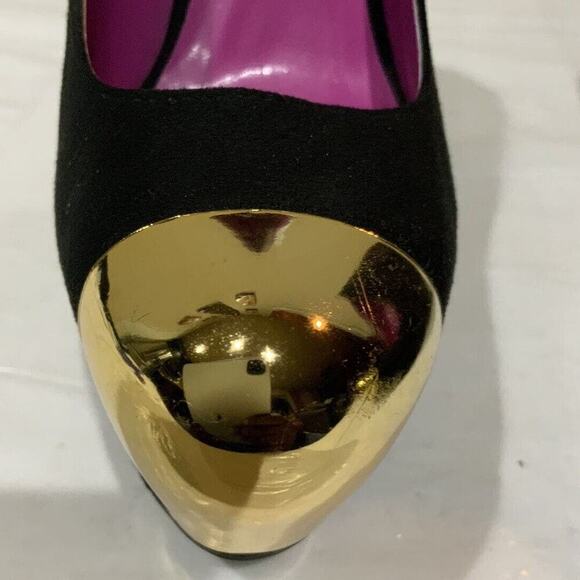 Yoki Shoes Women's Size 5.5 Closed Toe Wedge Pump Platform Slip On High Heel - Picture 7 of 9